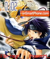 Sasuke And Naruto tema screenshot