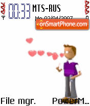 Capture d'écran Animated Yahoo Liam thème