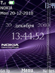 Capture d'écran Nokia pink thème