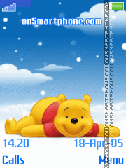 Winnie In The Sky theme screenshot