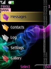 Colors Clock tema screenshot