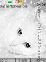 White cat theme screenshot