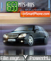 Benz theme screenshot
