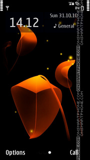 Orange Spirit tema screenshot