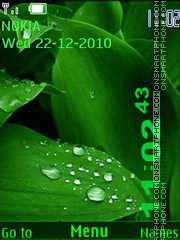 Capture d'écran Leaf theme thème