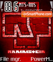 Rammstein Theme-Screenshot
