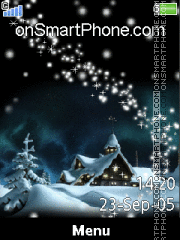 Winter Night 03 tema screenshot