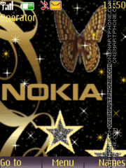 Nokia Gold theme screenshot