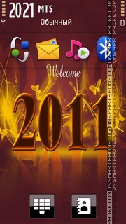 Welcome 2011 01 es el tema de pantalla