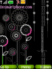 Cool flowers tema screenshot