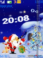 Xmas Santa theme screenshot