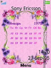 Calendar theme screenshot