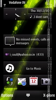 Green Drops By ishaque theme screenshot