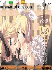 Capture d'écran Rin & Len thème