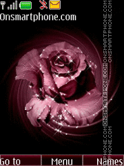 Capture d'écran Rose thème