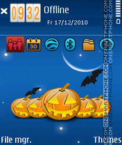 Halloween-fi theme screenshot
