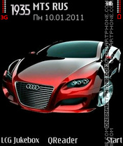 Capture d'écran Audi-red thème