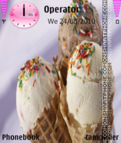 Скриншот темы Big ice cream