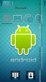 5800 Android Nokia tema screenshot