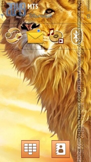 Lions Pride tema screenshot