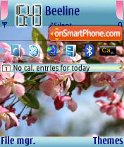 Spring theme screenshot