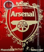 Arsenal Fc theme screenshot