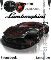 Lamborghini 2011 tema screenshot