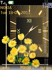 Скриншот темы Sun Clock