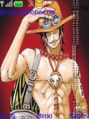 Capture d'écran One Piece Ace thème