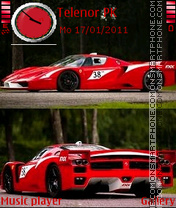 Ferrari FXX Evoluzione theme screenshot