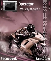 Moto Speed theme screenshot