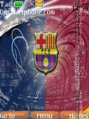 Capture d'écran FC Barcelona thème