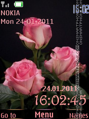 Roses Bouquet theme screenshot