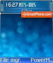 RU Ultra Blue v.1.01 theme screenshot