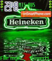 Скриншот темы Heineken Animated