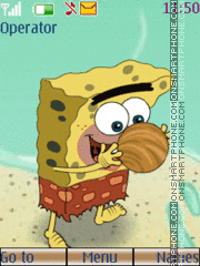 Скриншот темы Spongebob
