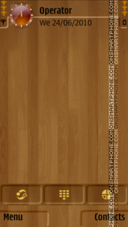 Capture d'écran Wood emboss thème