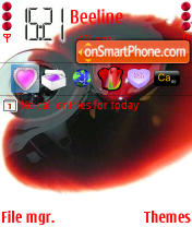 Heart 02 tema screenshot