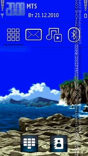 Capture d'écran Sea Side 01 thème