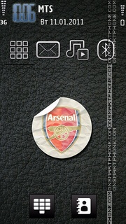 Arsenal 2012 theme screenshot