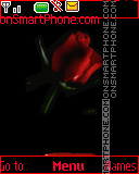 Animated rose theme screenshot