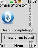 Virus found tema screenshot