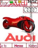 Audi bike es el tema de pantalla