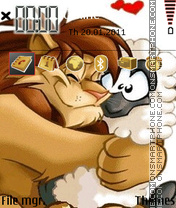 Love Leo Sheep theme screenshot