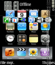 Скриншот темы Iphone 08