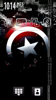 Captain America 06 theme screenshot