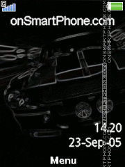 Capture d'écran Black Car 07 thème