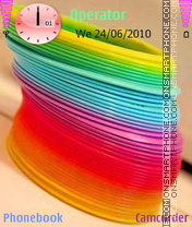 Скриншот темы Rainbow