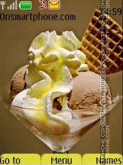 Ice Cream With Tone theme screenshot