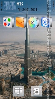 Burj Khalifa 01 es el tema de pantalla